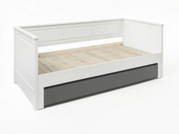 Noomi Erika Guest Bed White & Grey with Drawer (FSC-Certified) - thumbnail 5