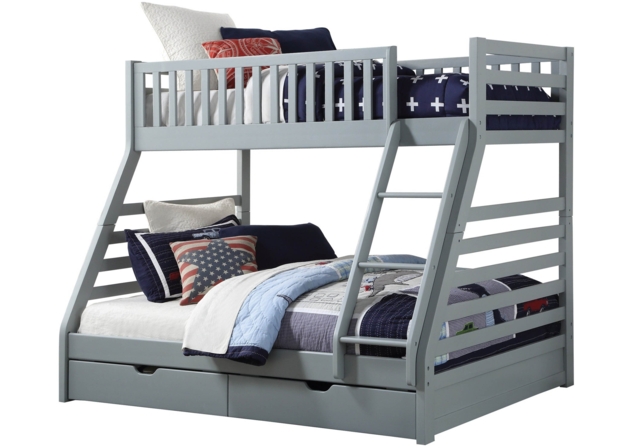 Sweet Dreams States Triple Bunk Bed-Grey - image 1
