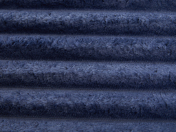 Living & Home Corduroy Chaise Lounge Blue Sofa Bed with Cup Holder & Cushions Fabric-Blue - thumbnail 6