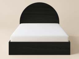 Flair Allison Ottoman Bed with Curved Headboard Black Kingsize - thumbnail 5