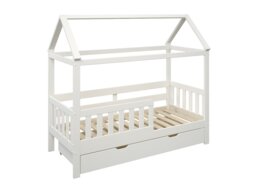 Noomi Essie Solid Wood Shorty House Bed White (FSC-Certified) - thumbnail 5