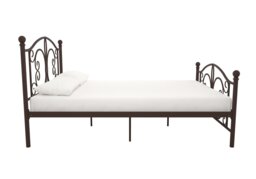 Dorel Bombay Metal Bed Frame-White-Kingsize - thumbnail 7