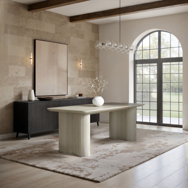 SOLACE+CO Zoya Sintered Stone Rectangular Dining Table - image 1