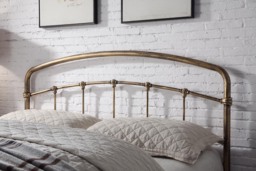 Flintshire Furniture Mostyn Metal Bed Frame-Bronze-Double - thumbnail 3