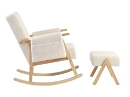 Bebe & Beyond Storyteller Rocking Nursing Chair and Footstool Set - thumbnail 4