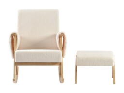 Bebe & Beyond Storyteller Rocking Nursing Chair and Footstool Set - thumbnail 3