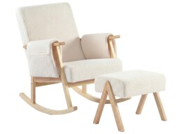 Bebe & Beyond Storyteller Rocking Nursing Chair and Footstool Set - thumbnail 2