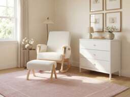 Bebe & Beyond Storyteller Rocking Nursing Chair and Footstool Set