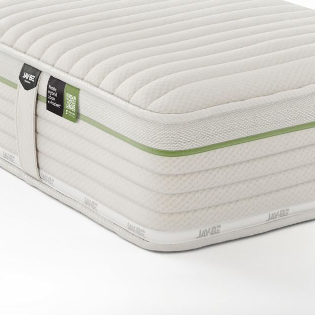 Jay-Be® Natural All Seasons Nettle Hybrid 2000 e-Pocket Mattress -Small Double - image 1