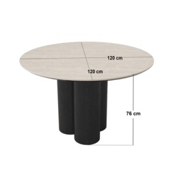 SOLACE+CO Deko Dining Table with Vito Chairs Set of 4 - thumbnail 6