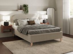 GFW Florence Boucle Ottoman Storage Bed-Double - thumbnail 1