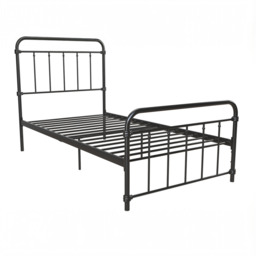 Dorel Wallace Metal Bed Frame-Black -Single - thumbnail 1