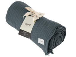 Yard Lark Muslin Cotton Throw 130 x 180cm-Dusk - thumbnail 2