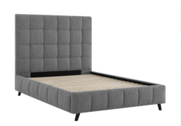 Limelight Starla Boucle Fabric Bed Frame-Dove Grey-Double - thumbnail 5