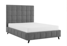 Limelight Starla Boucle Fabric Bed Frame-Dove Grey-Double - thumbnail 6