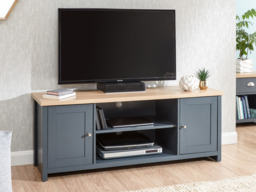 GFW Lancaster Large TV Cabinet with Storage - Cream - thumbnail 3
