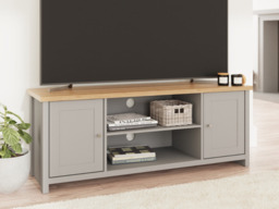 GFW Lancaster Large TV Cabinet with Storage - Cream - thumbnail 2