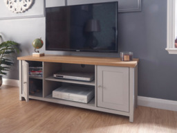 GFW Lancaster Large TV Cabinet with Storage - Cream - thumbnail 5