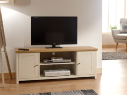 GFW Lancaster Large TV Cabinet with Storage - Cream - thumbnail 7