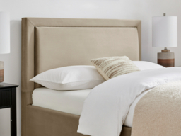 Limelight Ursa Velvet Bed with Drawer Storage-Taupe-Double - thumbnail 5