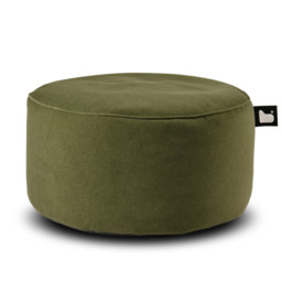 Extreme Lounging B Pouffe Brushed Suede Moss