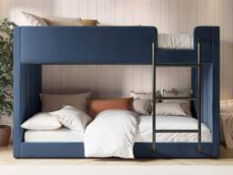 Flair Eden Bunk Bed Navy Velvet - thumbnail 2