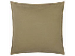 Yard Slub Cotton Feather Filled Cushion 50x50cm-Moss - thumbnail 2