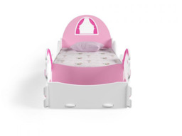 Kidsaw Horse and Carriage Princess Toddler Bed with Toy Box - thumbnail 5
