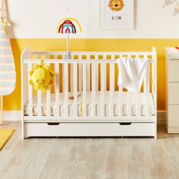 Ickle Bubba Coleby Classic Cot Bed and Under Drawer