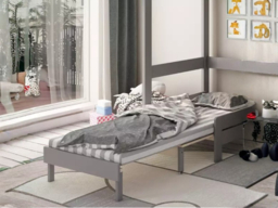 Kids Avenue Estella High Sleeper with Sofa Bed and Storage Grey - thumbnail 4