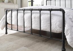 Flintshire Furniture Kinnerton Black Metal Bed Frame-Kingsize - thumbnail 3