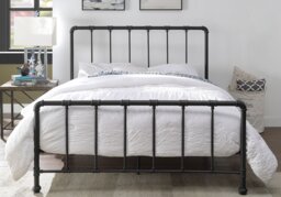 Flintshire Furniture Kinnerton Black Metal Bed Frame-Kingsize - thumbnail 2