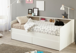 Parisot Sleep Single Day Bed with Storage Underneath White - thumbnail 3