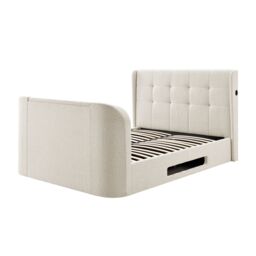 Koble Wafer Kingsize Side-Lift Ottoman TV Bed Natural - thumbnail 7
