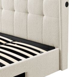 Koble Wafer Kingsize Side-Lift Ottoman TV Bed Natural - thumbnail 6