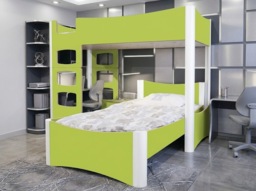 Mathy By Bols Fusion High sleeper-Apple Green - thumbnail 1