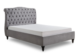 Limelight Rosa Fabric Bed Frame-Double-Light-Grey - thumbnail 4