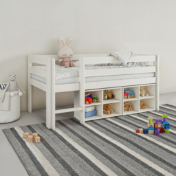 Noomi Shorty Midsleeper Cube Unit Set White (FSC-Certified)