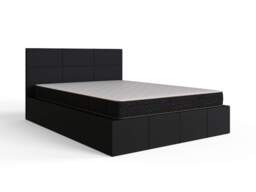GFW Side Lift Ottoman Storage Bed - Black - Kingsize - thumbnail 5