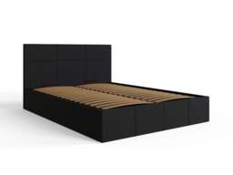GFW Side Lift Ottoman Storage Bed - Black - Kingsize - thumbnail 6
