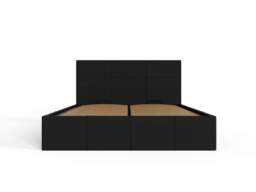 GFW Side Lift Ottoman Storage Bed - Black - Kingsize - thumbnail 7
