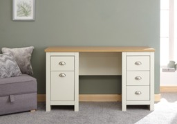 GFW Lancaster 4 Drawers Study Desk -Grey - thumbnail 5