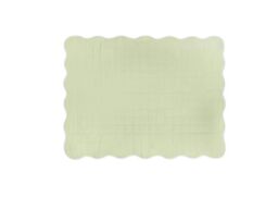 Furn Scallop Quilted Bedspread Polyester and Cotton-Sage-265cm x 265cm - thumbnail 4