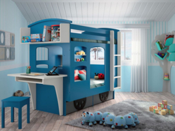 " Mathy by Bols Wagon Single Bunk Bed with Storage Drawers" - thumbnail 7