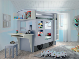 " Mathy by Bols Wagon Single Bunk Bed with Storage Drawers" - thumbnail 2