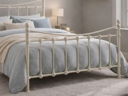 Time Living Florida Bed Frame-Ivory-Single - thumbnail 3