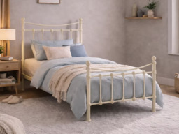 Time Living Florida Bed Frame-Ivory-Single - thumbnail 2