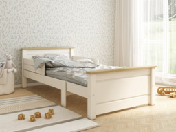 Kids Avenue Heritage Extendable Pull Out Bed Single White - thumbnail 2