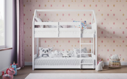 Flair Plation Low Play House Shorty Bunk Bed White - thumbnail 2