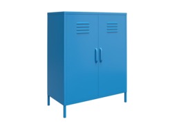 Novogratz Cache 2 Door Metal Locker Storage Cabinet-Orange - thumbnail 6
